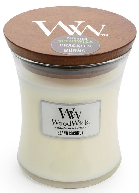 Island Coconut - Medium - WoodWick Candle