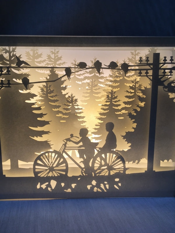 Memory - Paper Art Led Light Box