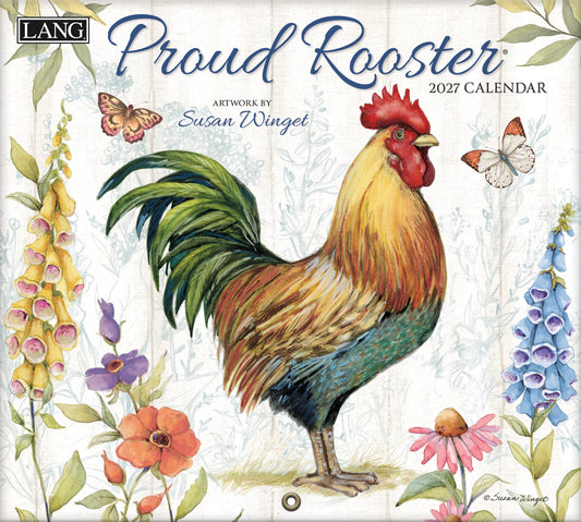 Lang Calendar - Proud Rooster - Susan Winget