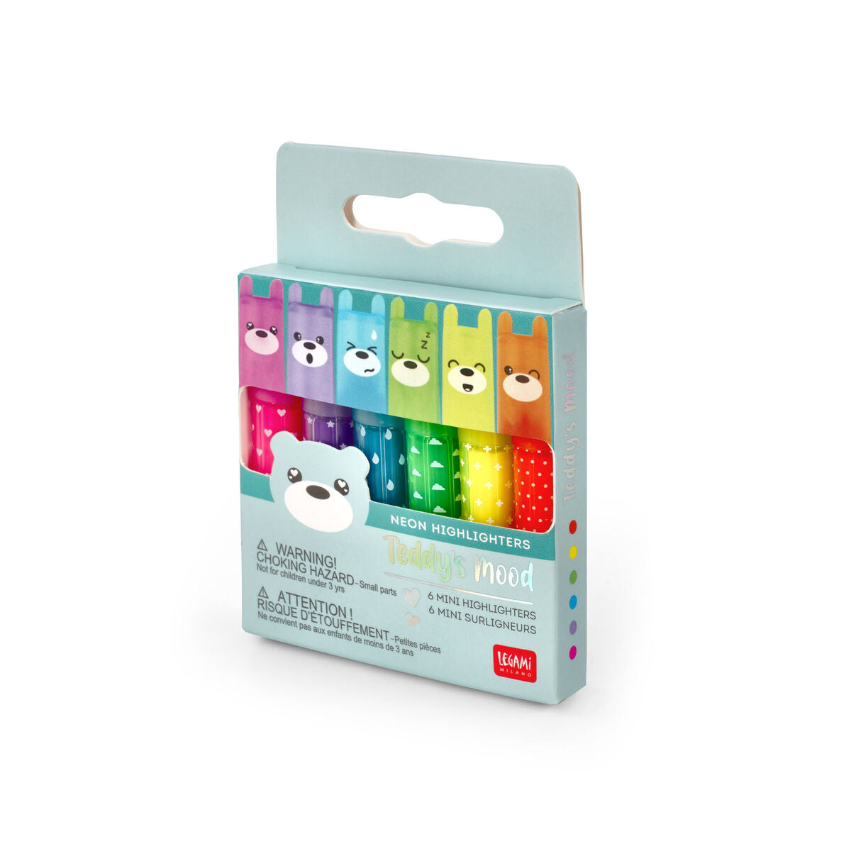Teddy's Mood - Neon Highlighters - Legami
