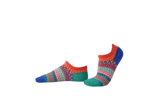 Cayenne - Small - Mismatched Ankle Socks - Solmate Socks