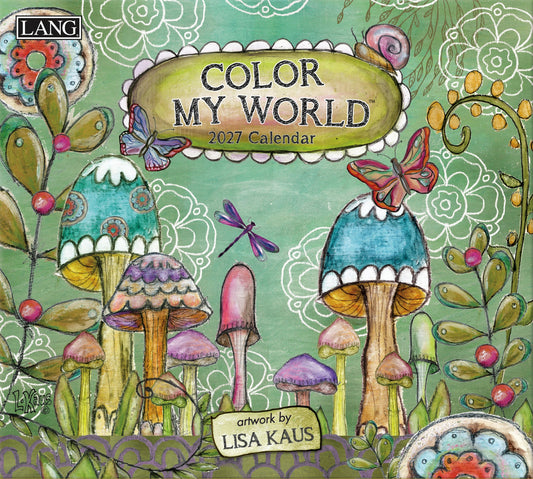 Lang Calendar - Color My World - Lisa Kaus