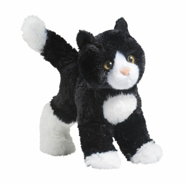 Snippy - Black and White Cat - 7 inch - Douglas Plush