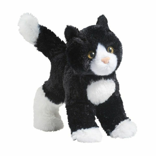 Snippy - Black and White Cat - 7 inch - Douglas Plush