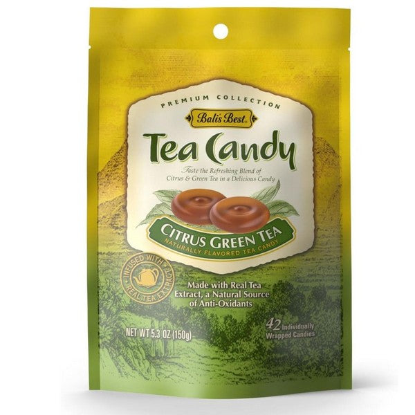 Citrus Green Tea Candy - 42 Pieces - 150 g. - Bali's Best