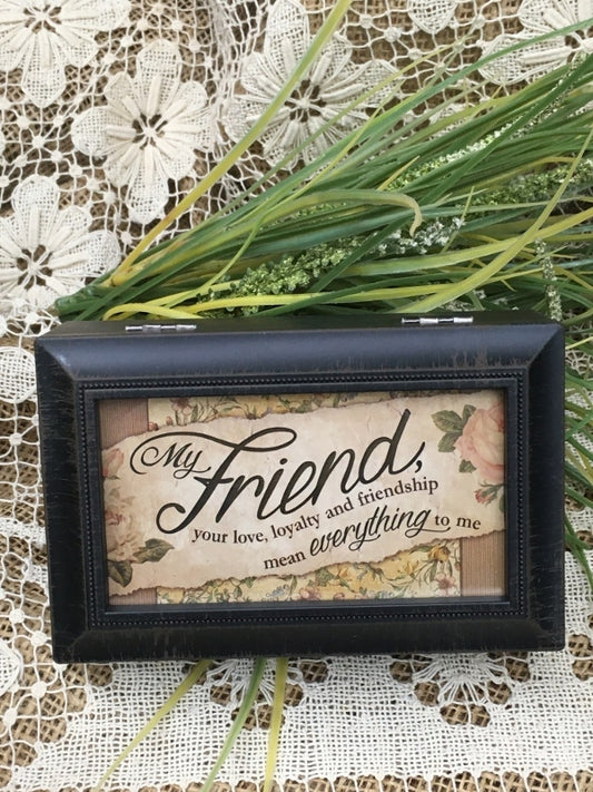 Music Box - Black - Plays "My Favourite Things"