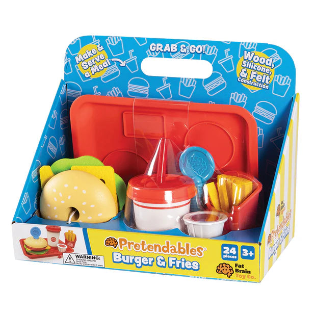 Pretendables - Burger and Fries - Play Set