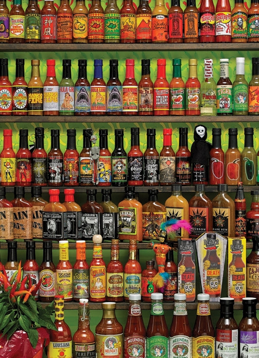 Hot Hot Sauce - 1000 Piece Cobble Hill Puzzle