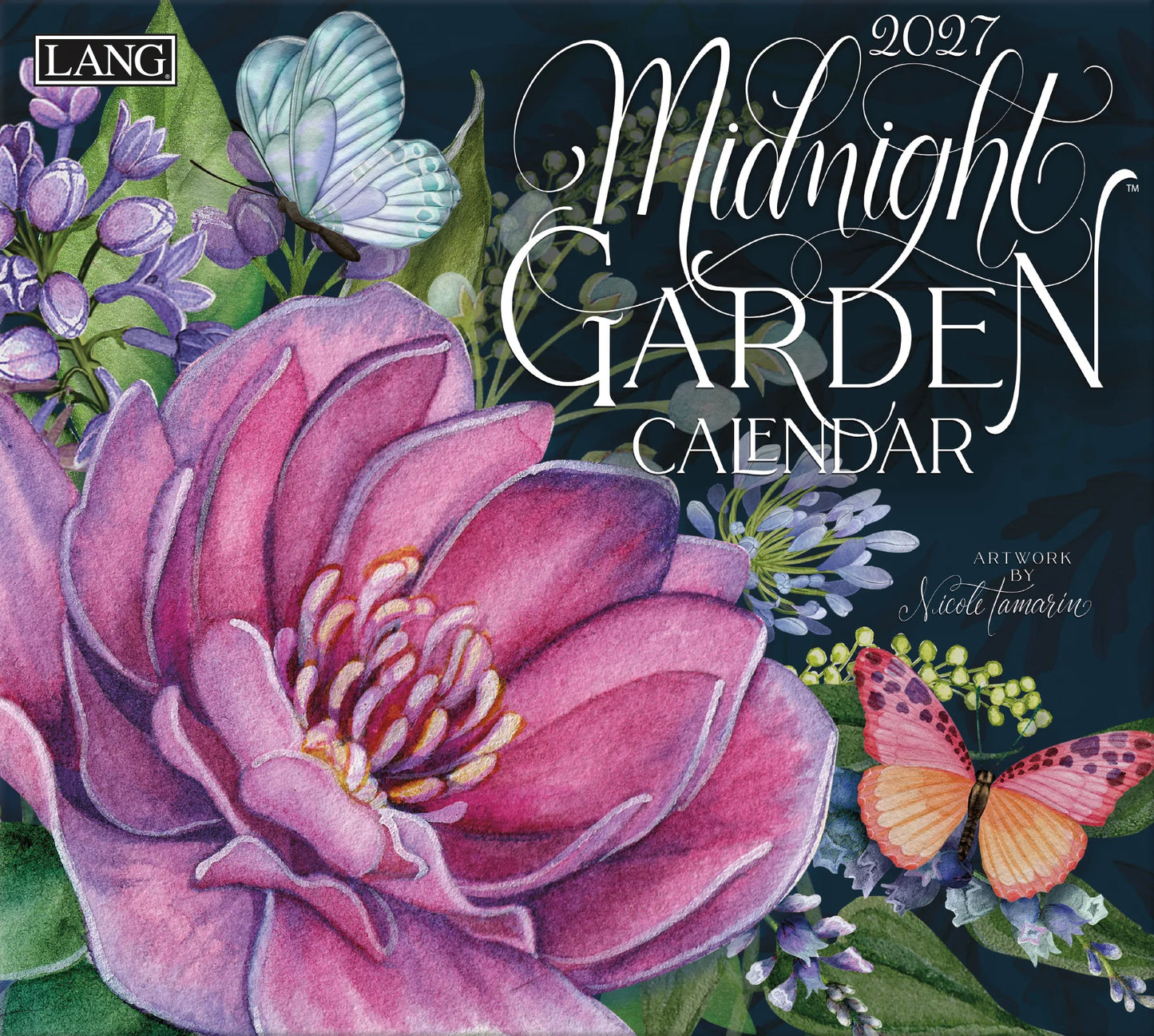 Lang Calendar - Midnight Garden - Nicole Tamarine