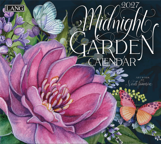 Lang Calendar - Midnight Garden - Nicole Tamarine