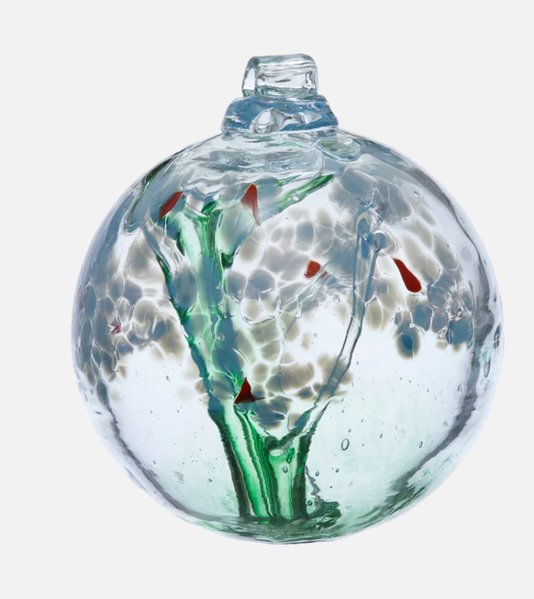 3" Blossom Friendship Ball - Sympathy - Canadian Blown Glass