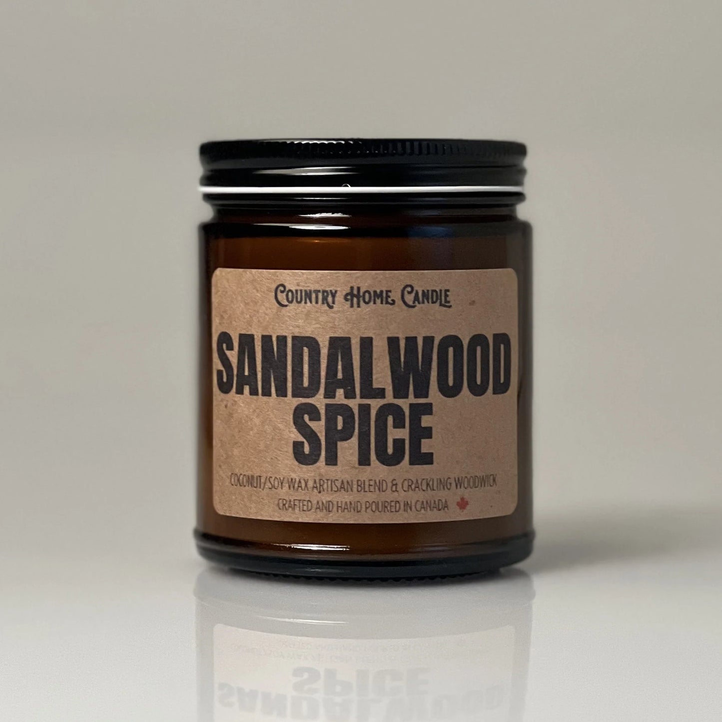 Wood Wick - Sandalwood Spice- Country Home Candle