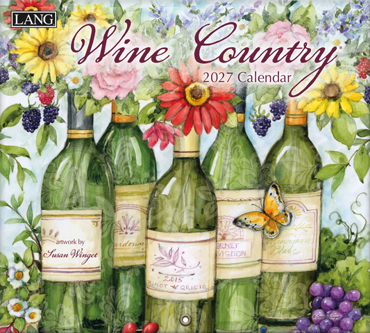 Lang Calendar - Wine Country - Susan Winget