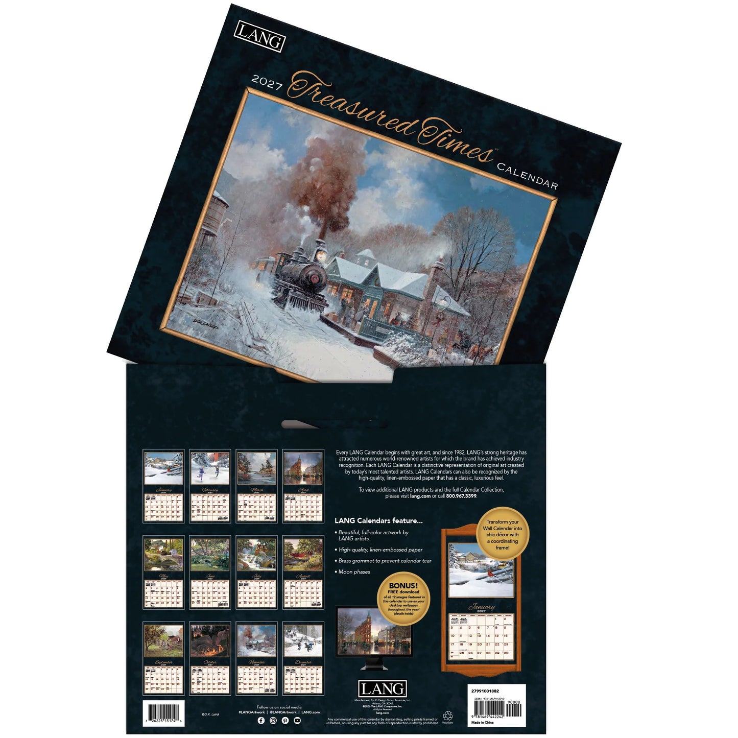 Lang Calendar - Treasured Times - D.R. Laird