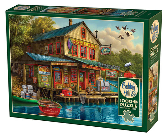 Bob's Beer and Bait - 1000 Piece Cobble Hill Puzzle