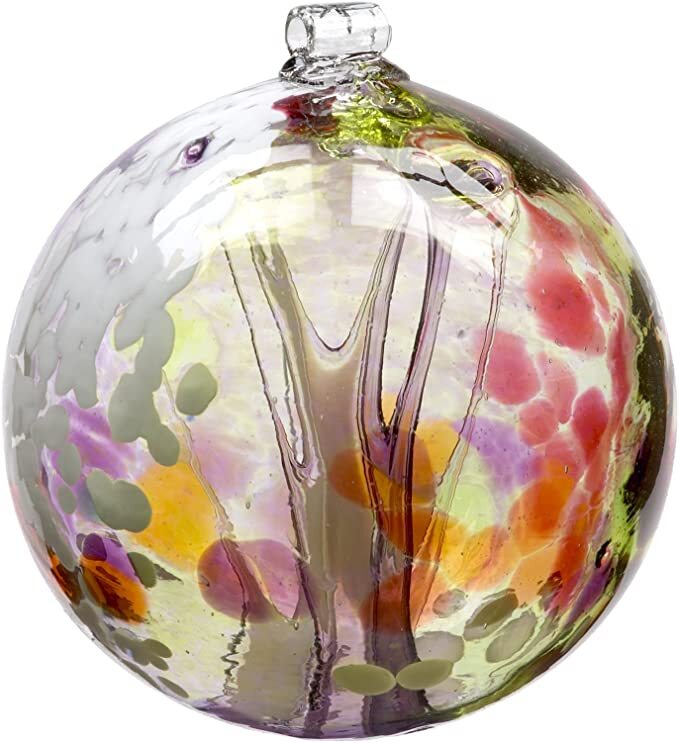 3" Fairy Orb Friendship Ball - Dew Fairy - Canadian Blown Glass