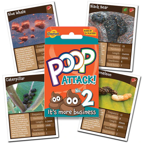 Poop Attack No. 2 - Card Game, Ages 8 and up