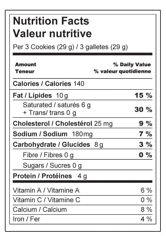 Shortbread Cookie - Herbes de Provence and Aged Cheddar - Sprucewood Homemade Cookie Co.