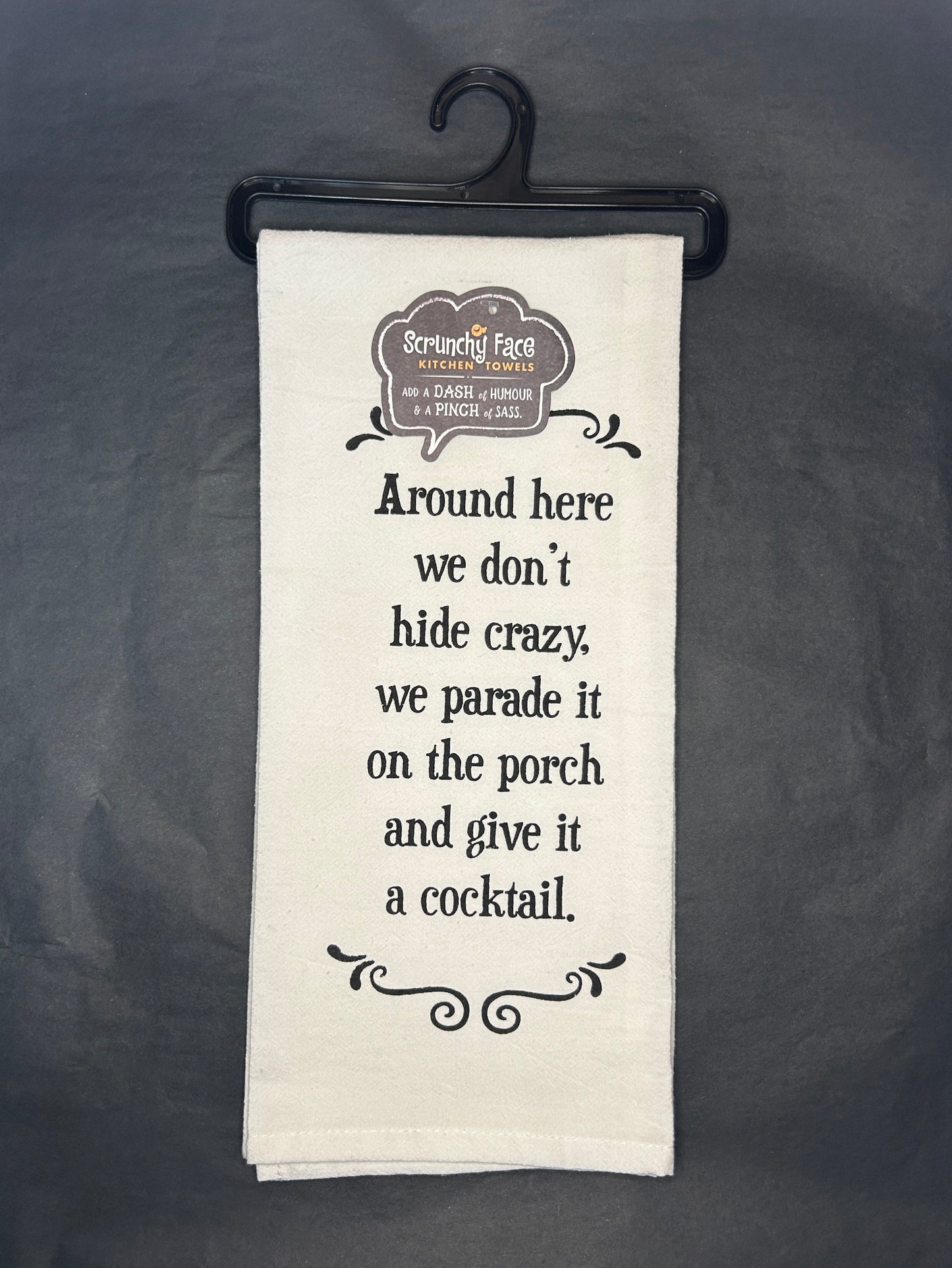 Kitchen Towel - Porch Cocktails - 100% Cotton