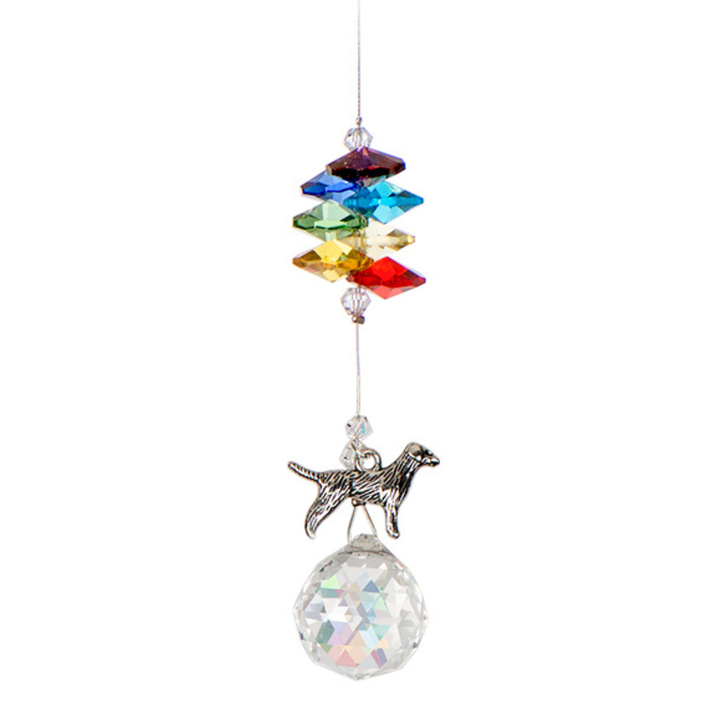 Pewter Charm - Dog - Canadian Handmade Rainbow Maker