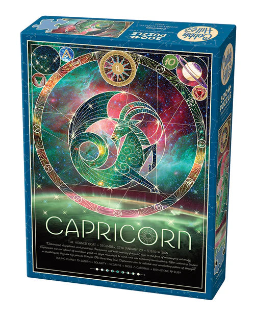 Horoscope - Capricorn - 500 Piece Cobble Hill Puzzle - Zodic Sign