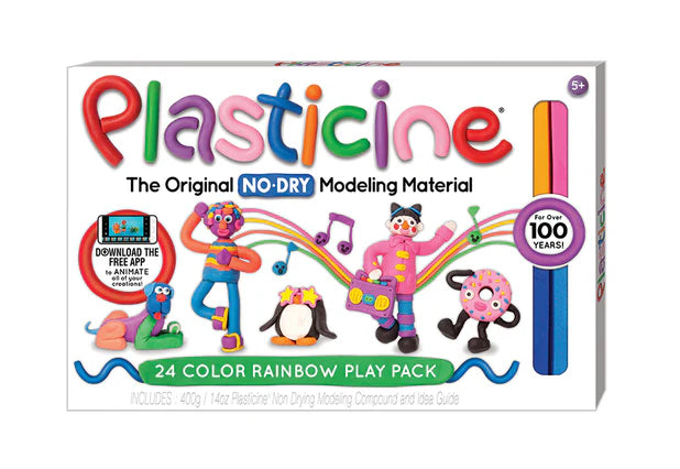 Plasticine - 24 rainbow colour pack