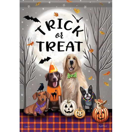Trick or Treat - Trick or Treat - Garden Flag - 12.5" x 8"