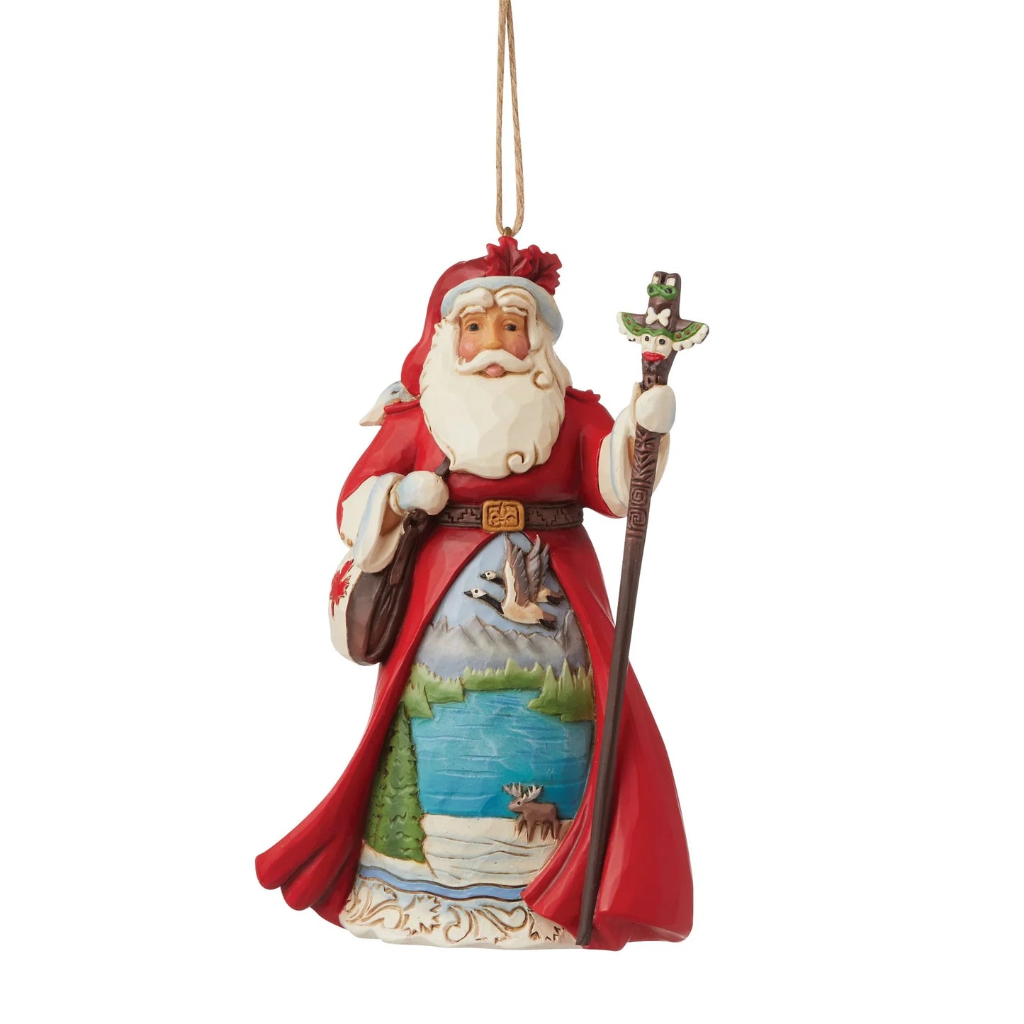 Jim Shore: Canadian Santa Ornament
