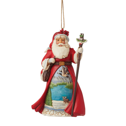 Jim Shore: Canadian Santa Ornament