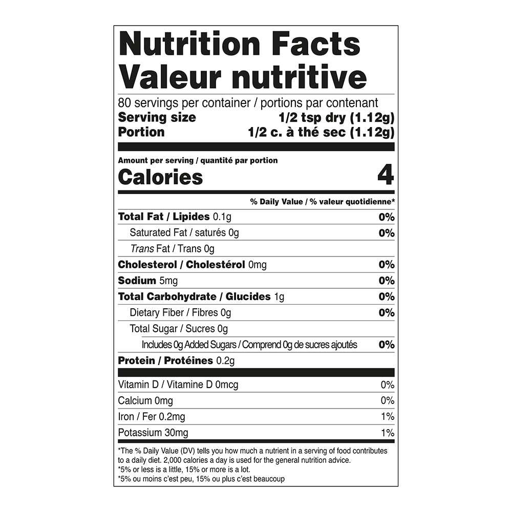 Chilled Dip Mix - Roasted Pepper - Canister - Prepared in Canada