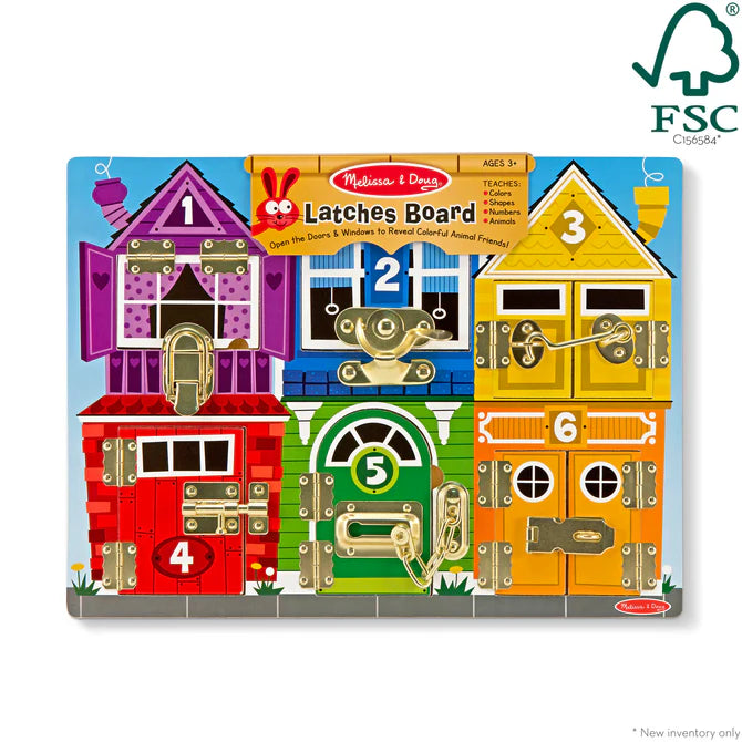 Latches Board - Wooden - Melissa & Doug