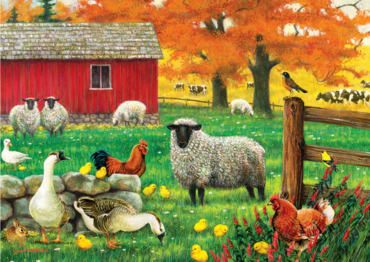 Tray Puzzle - Sheep Farm - 35 pieces - Cobble Hill