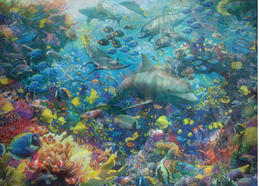 Vibrant Sea - 1000 Piece Cobble Hill Puzzle