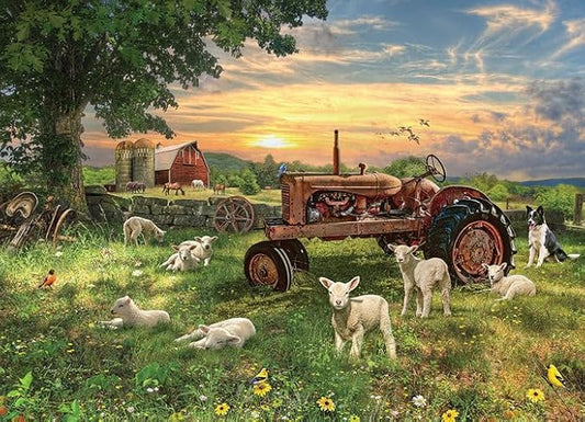 Field At Sunrise- 1000 Piece Cobble Hill Puzzle