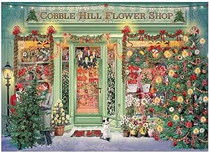 Christmas Flower Shop - 1000 Piece Cobble Hill Puzzle