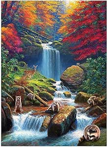 Mystic Falls in Autumn - 1000 Piece Cobble Hill Puzzle