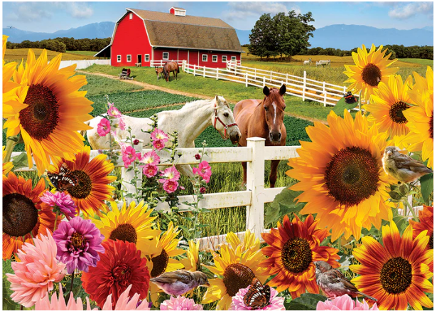 Tray Puzzle - Sunshine Farm - 35 pieces - Cobble Hill