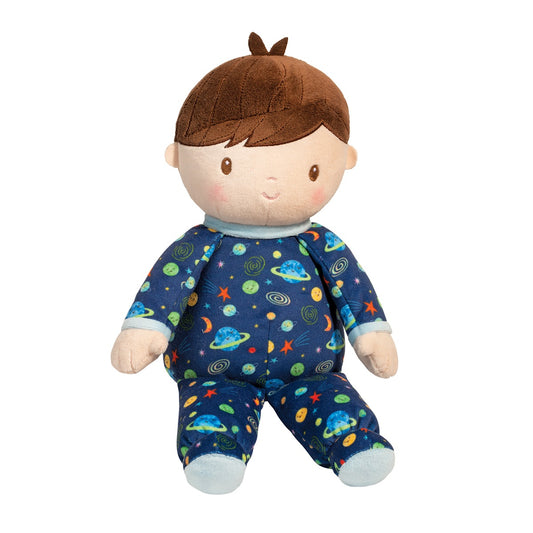 Gavin Doll - Boy - with dark blue galaxy patterned clothes - Babies First Doll - Douglas Plush