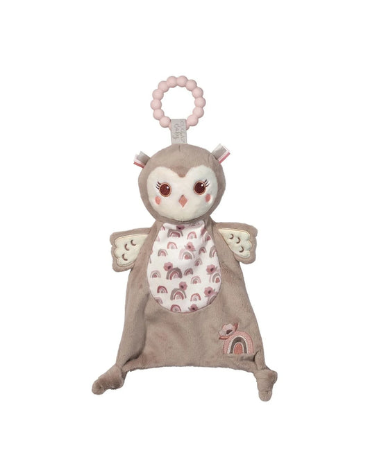 Nova Owl - Teether Blanket - Lil' Sshlumpie - 13 inch - Douglas Baby