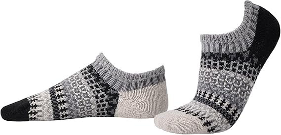 Pepper - Large - Mismatched Ankle Socks - Solmate Socks