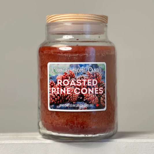 Roasted Pine Cones - Large Jar - Country Home Candle