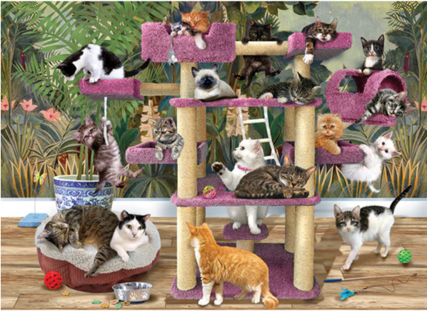 Jungle Cats - 500 Piece Cobble Hill Puzzle
