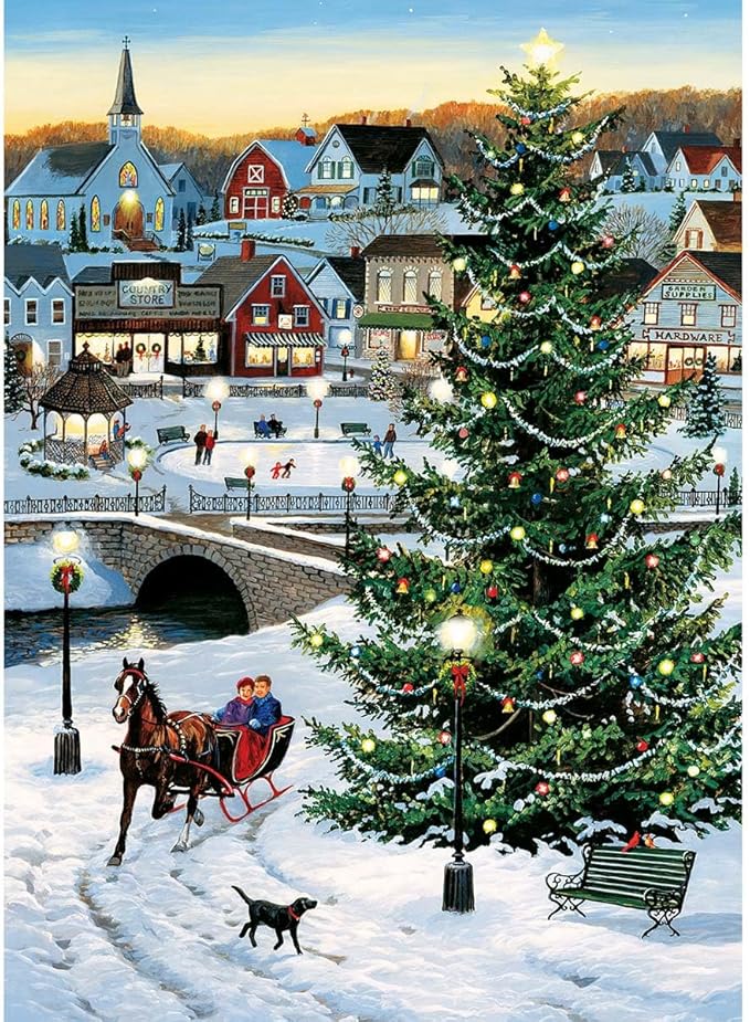 Village Tree - 500 Piece Cobble Hill Puzzle