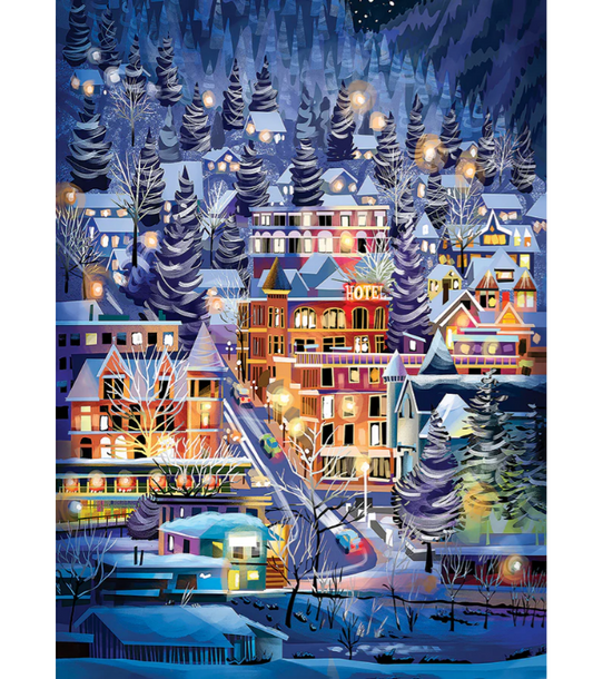 Ski Town - 500 Piece Cobble Hill Puzzle