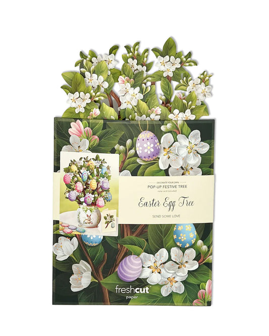 Popup Festive Tree Card - Easter Egg Tree - Fresh Cut