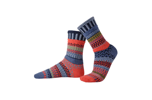 Masala - Medium - Mismatched Crew Socks - Solmate Socks