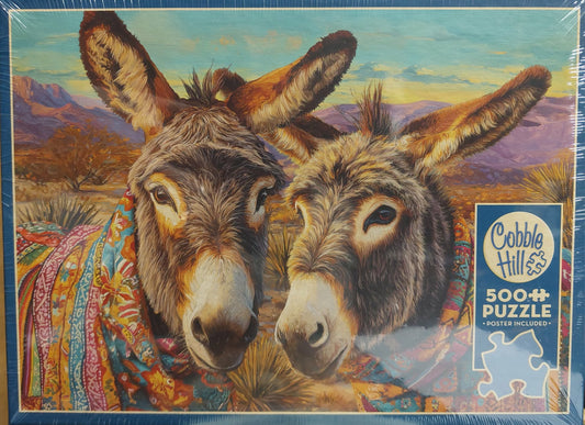 Dos Burros - 500 Piece Cobble Hill Puzzle