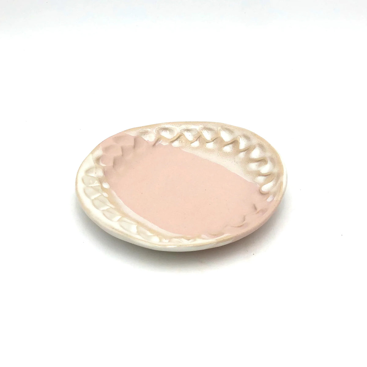 Appetizer Plate - Blushing Pink - Hilborn Pottery