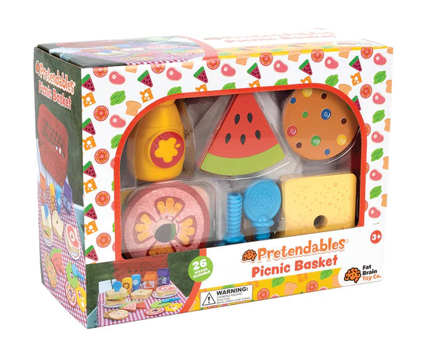 Pretendables - Picnic Basket - Wooden Play Set