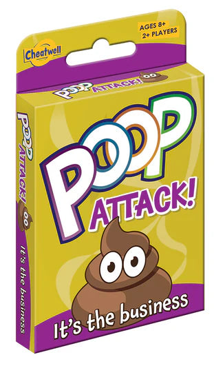 Poop Attack - Card Game, Ages 8 and up